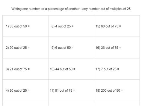 1 Out Of 25 As A Percentage