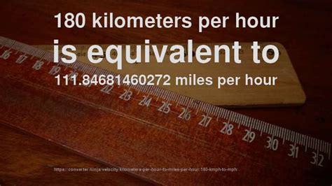 180 Kilometers To Miles Per Hour