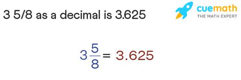 3 5 8 As A Decimal