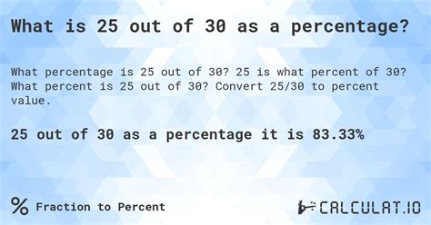 30 Is 25 Percent Of What Number