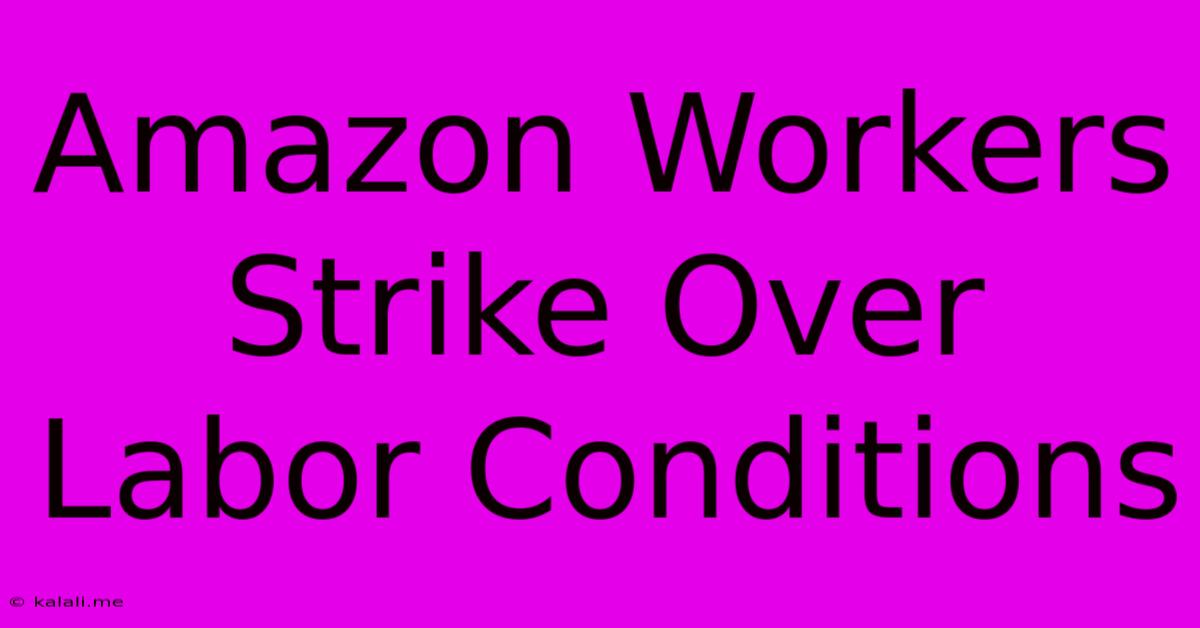 Amazon Workers Strike Over Labor Conditions