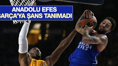 Anadolu Efes Barcelona'da Yendi