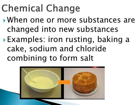 Baking A Cake Physical Or Chemical Change