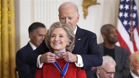 Biden Honors Clinton With Medal Of Freedom