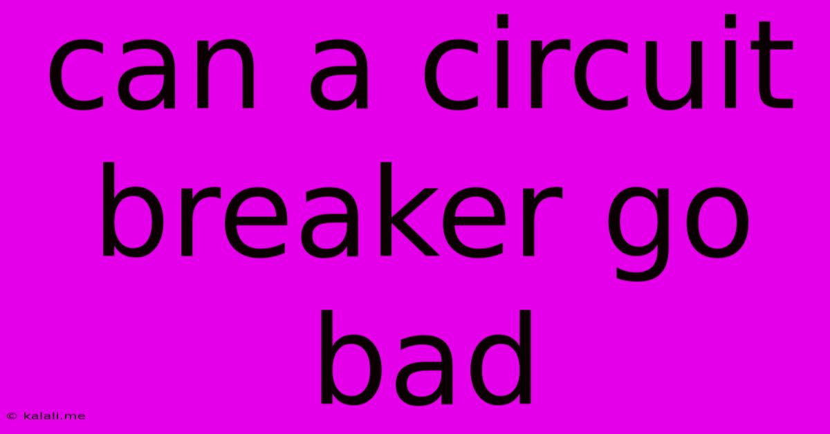 Can A Circuit Breaker Go Bad