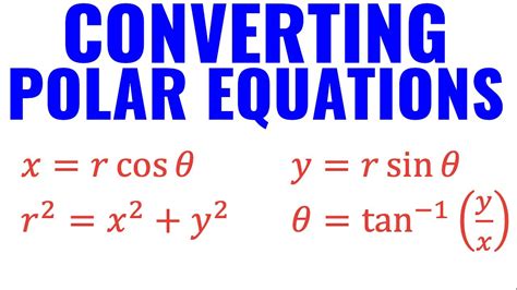 Convert Equation From Rectangular To Polar Form