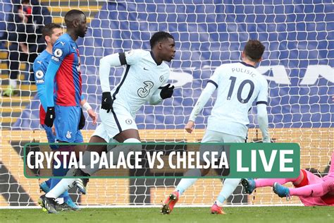 Crystal Palace Vs Chelsea: Live Blog