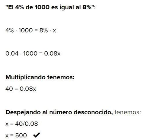 Cuanto Es El 4 Por Ciento De 1000