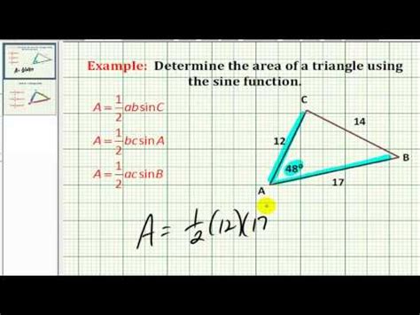 Derivative Of The Area Of A Triangle