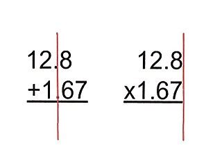 Do You Line Up The Decimals When Multiplying