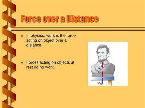 Force Acting Over A Distance Is The Definition Of