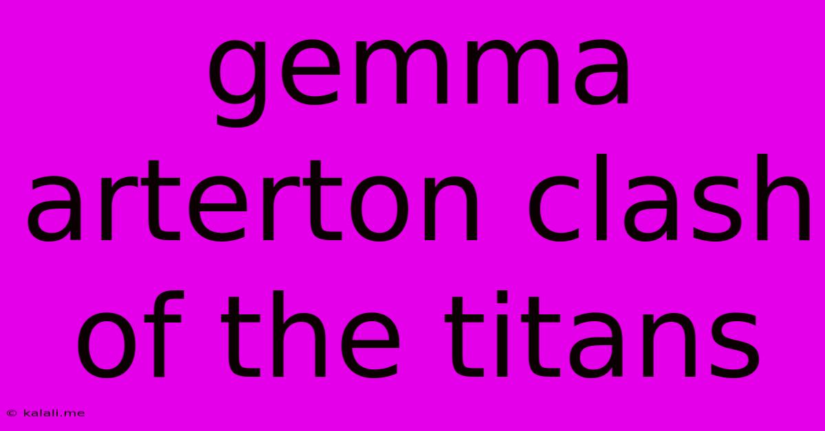 Gemma Arterton Clash Of The Titans