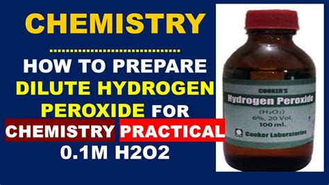 How Do I Dilute Hydrogen Peroxide