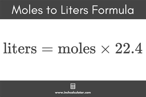 How Do You Convert Moles To Liters