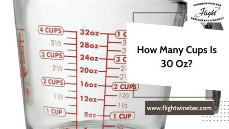 How Many Cups In 30 Oz