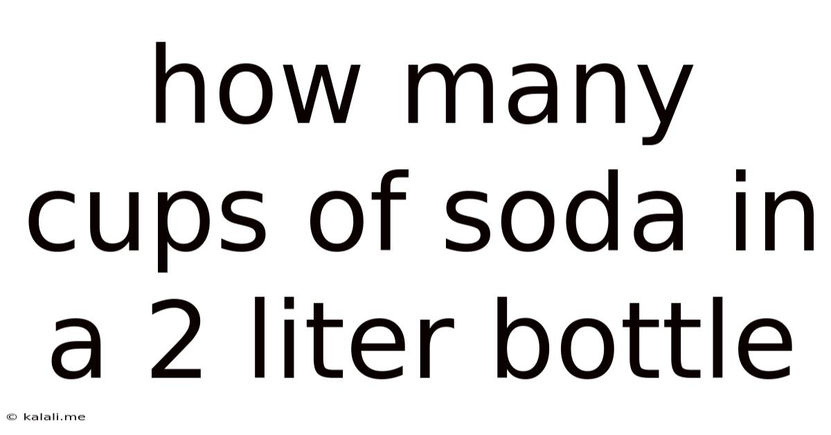 How Many Cups Of Soda In A 2 Liter Bottle