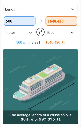 How Many Feet Is 500 Meters