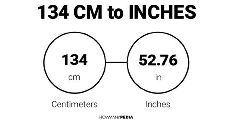 How Many Inches Is 134 Cm