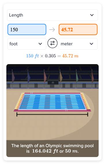 How Many Meters Is 150 Ft