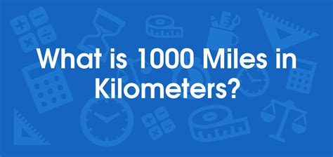 How Many Miles Is 1000 Km