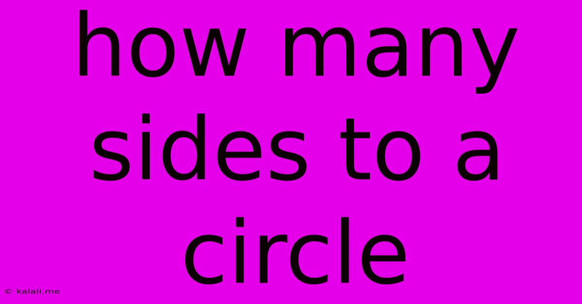 How Many Sides To A Circle