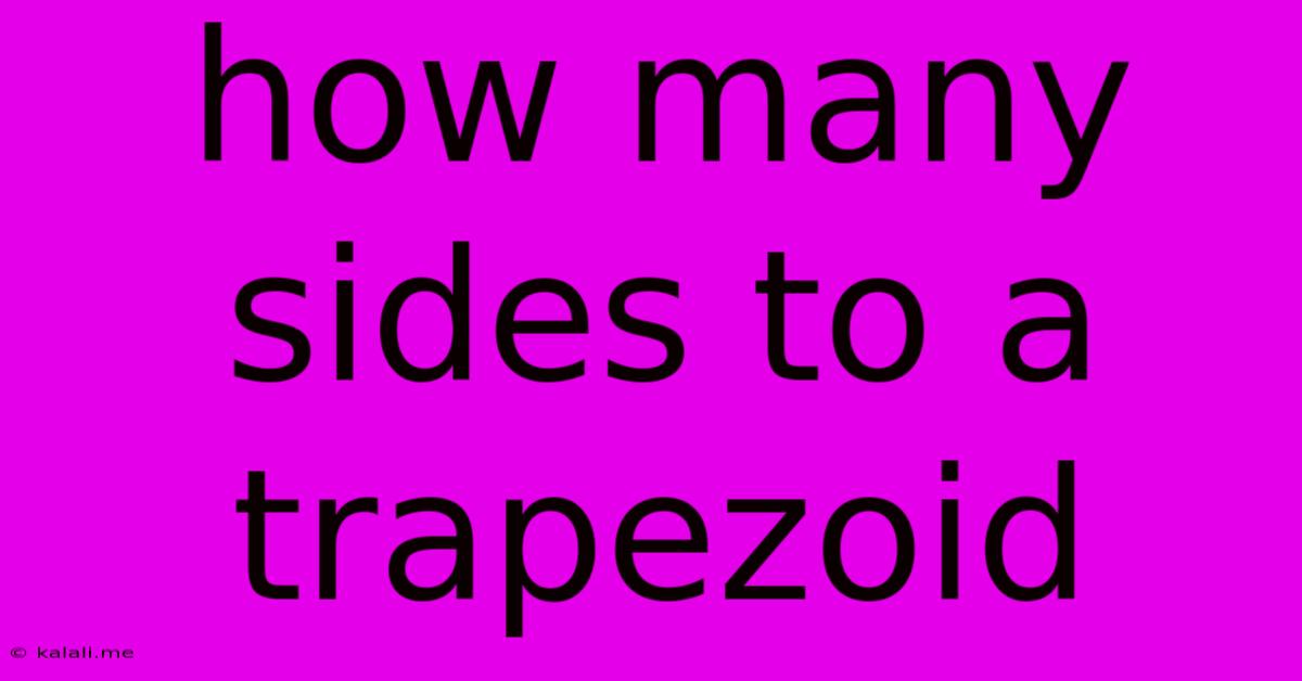 How Many Sides To A Trapezoid