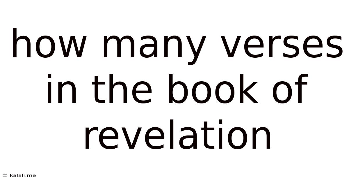 How Many Verses In The Book Of Revelation