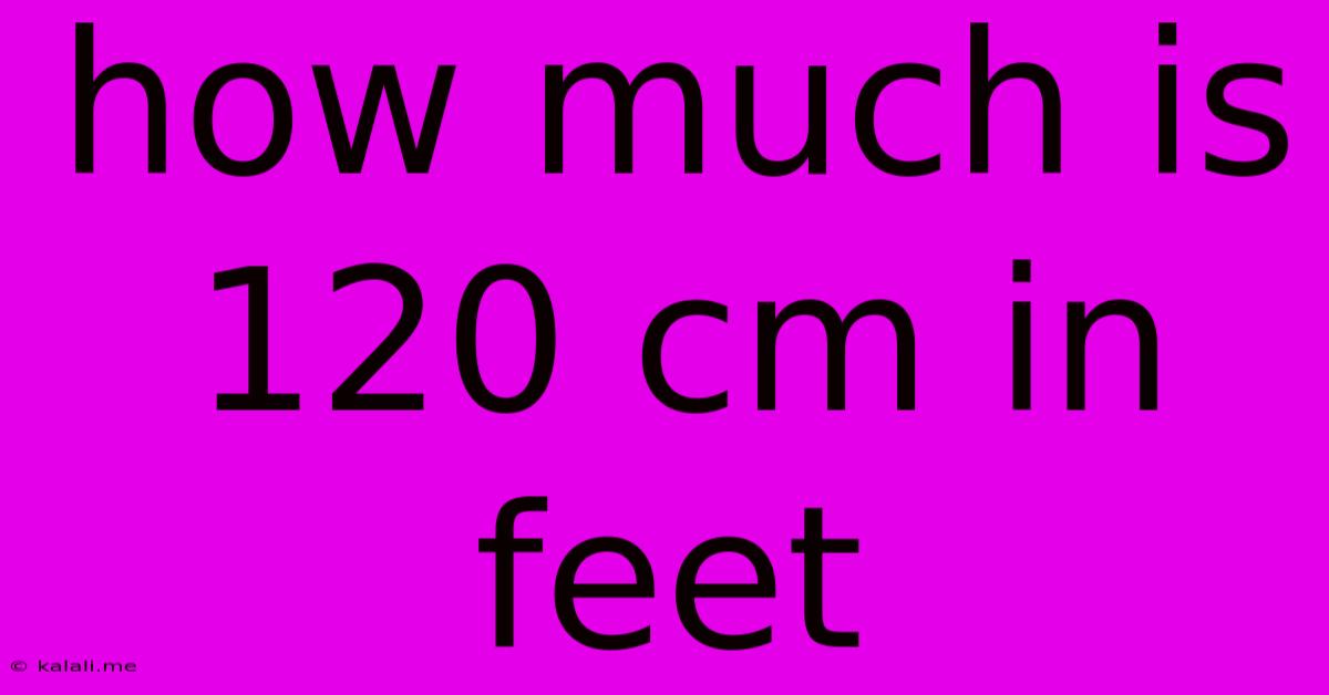 How Much Is 120 Cm In Feet