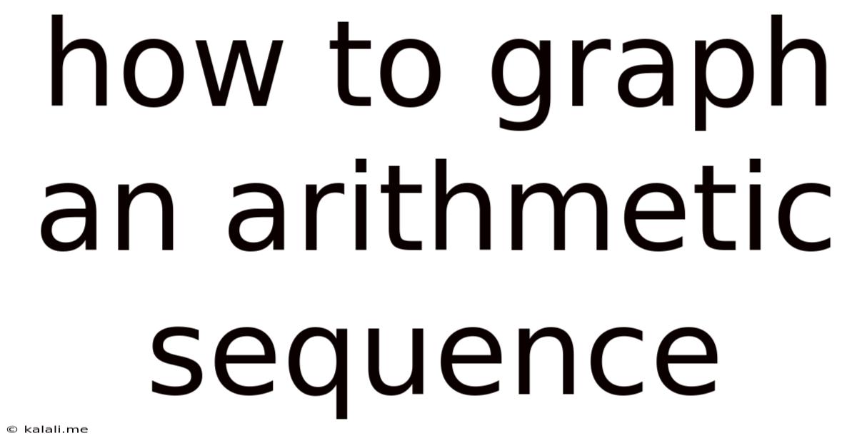 How To Graph An Arithmetic Sequence