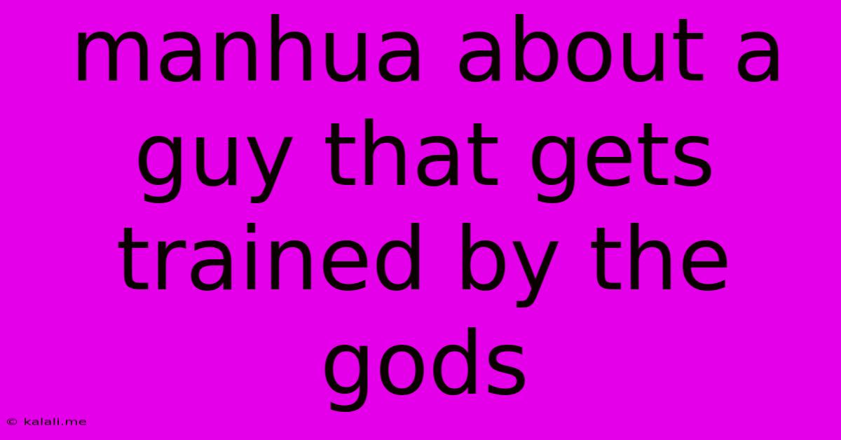 Manhua About A Guy That Gets Trained By The Gods