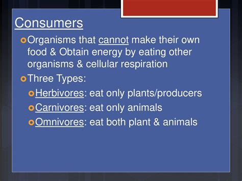 Organisms That Cannot Make Their Own Food Are Called