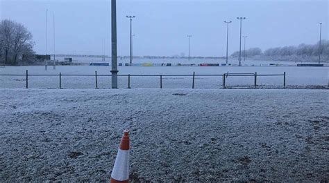 RFL Match Postponed: Frozen Pitch Conditions