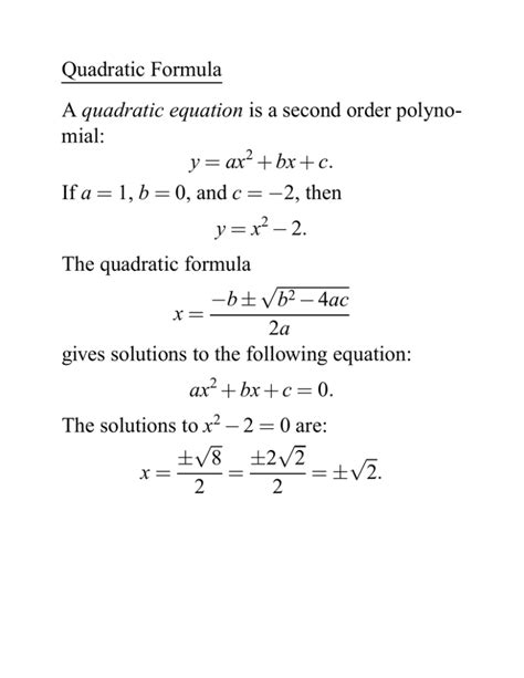 Second Order Polynomial Vs Linear Quadratic Equation