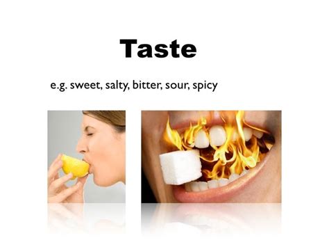 Sour Taste Physical Or Chemical Property