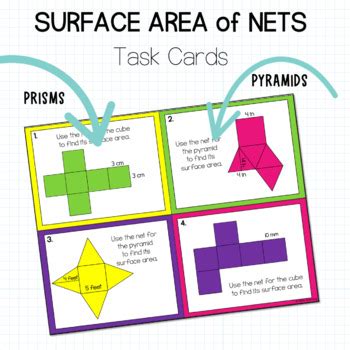 Surface Area Of Solids Using Nets