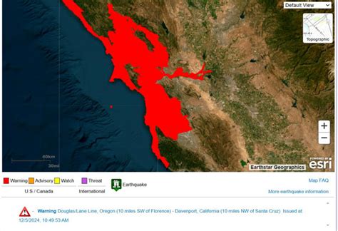 Thursday's Bay Area Earthquake Activity