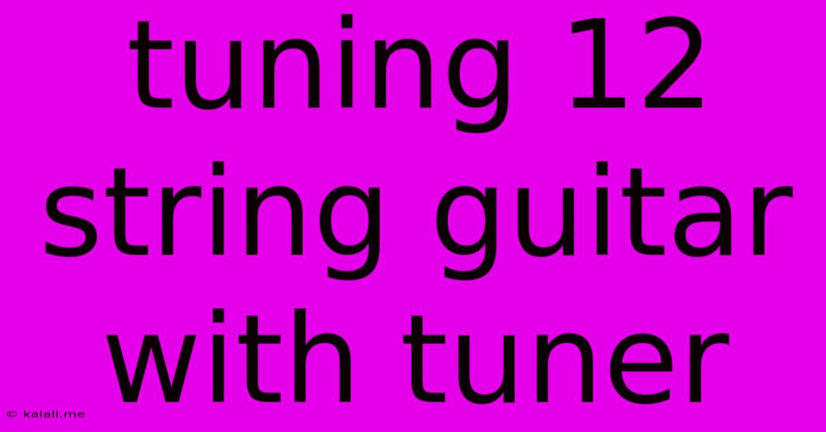 Tuning 12 String Guitar With Tuner