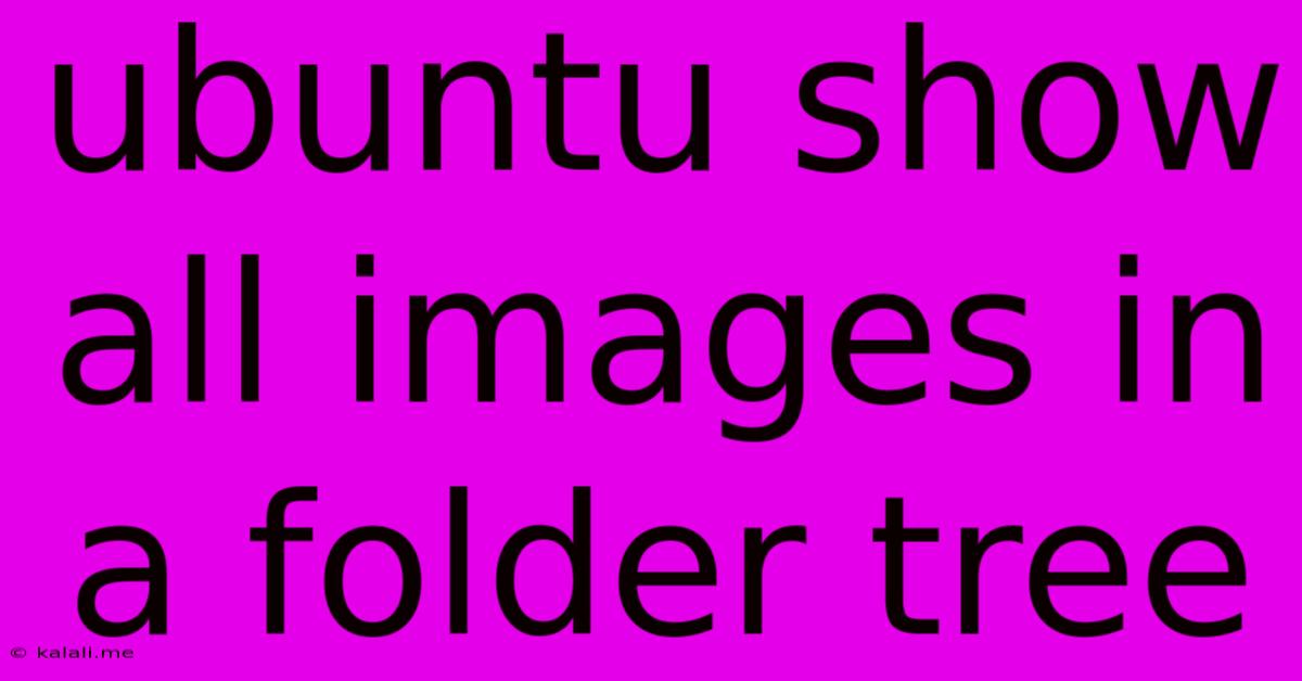 Ubuntu Show All Images In A Folder Tree