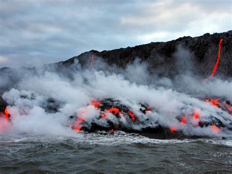 What Does Lava And Water Make