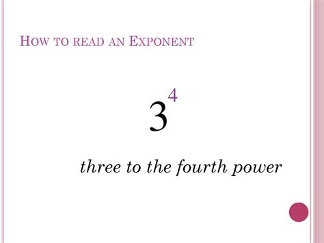 What Is 3 To The Power Of 4