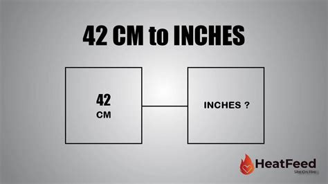 What Is 42 Cm In Inches