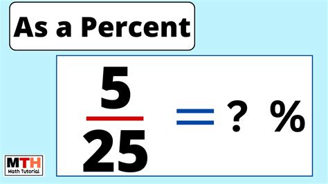 What Is 5 25 As A Percent