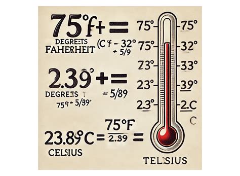 What Is 75 Degrees Fahrenheit In Celsius