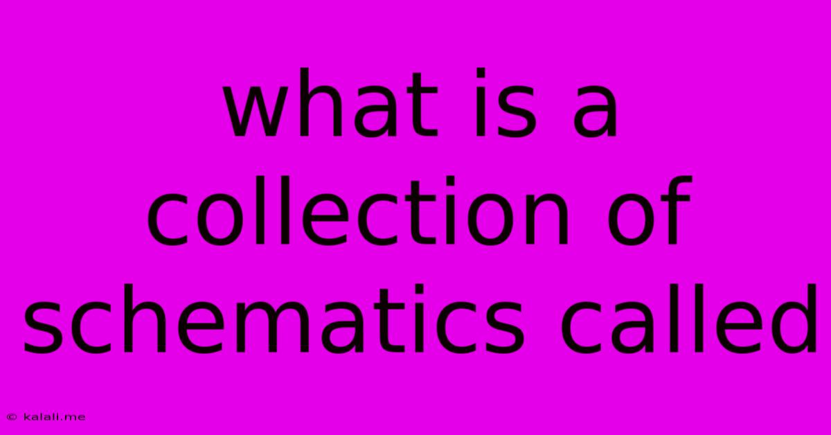 What Is A Collection Of Schematics Called
