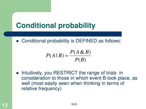 Which Situation Involves A Conditional Probability