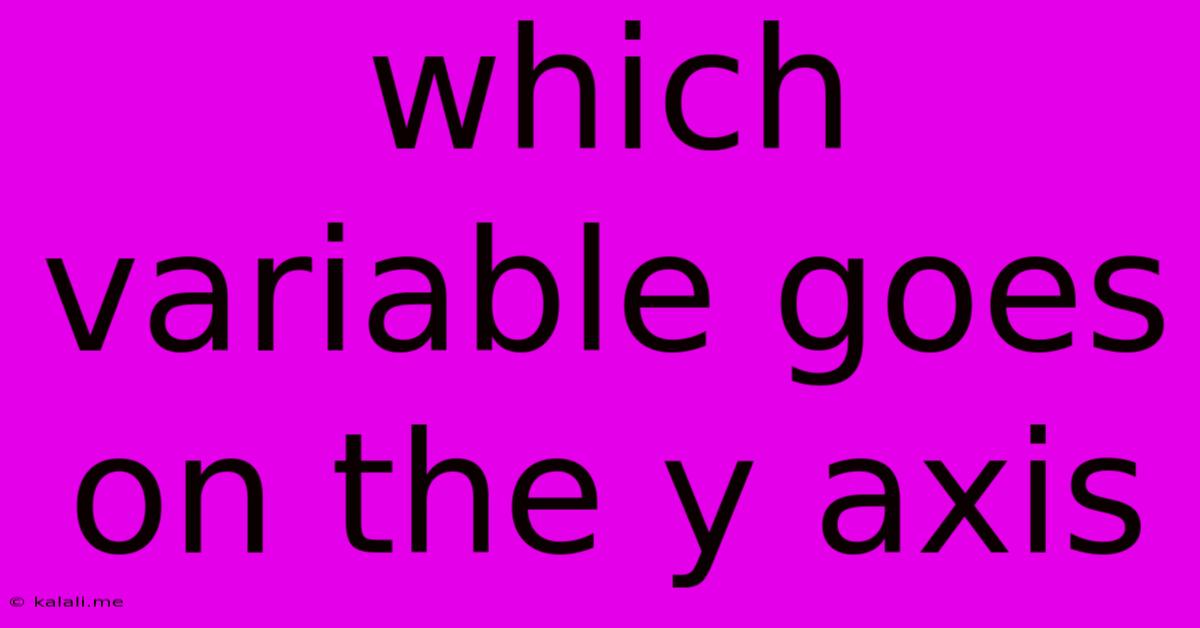 Which Variable Goes On The Y Axis