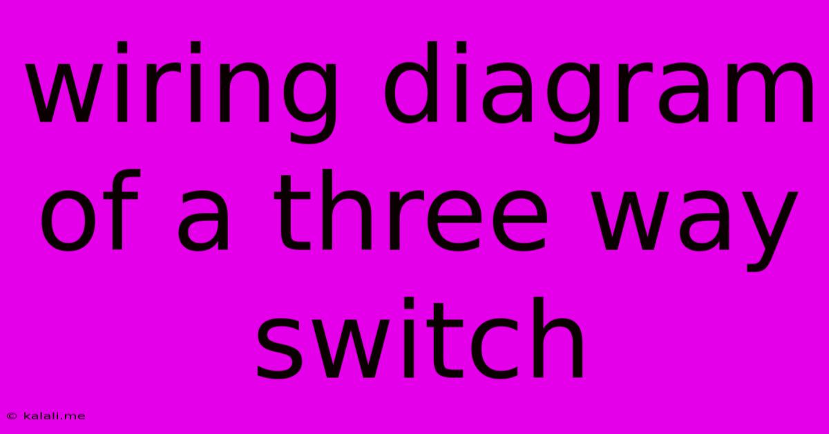 Wiring Diagram Of A Three Way Switch